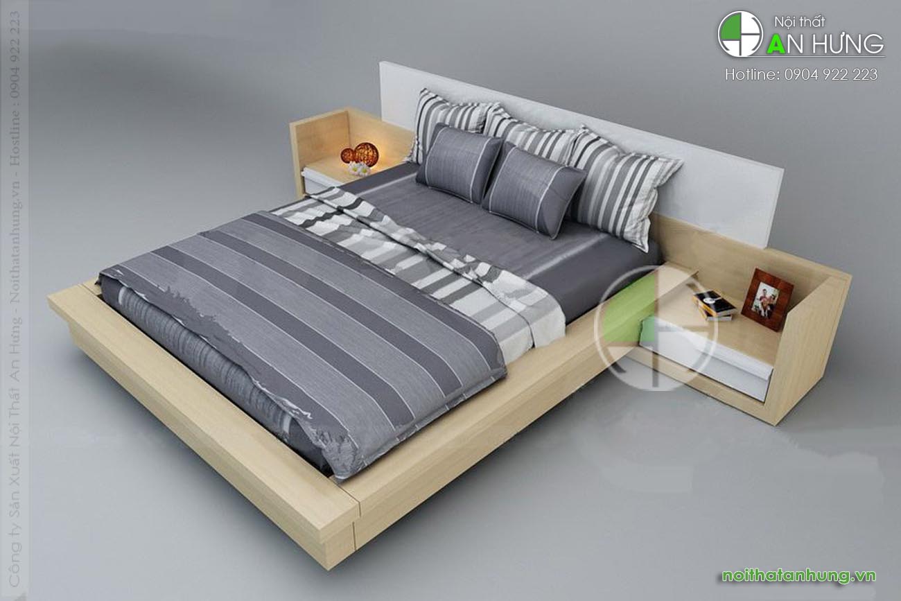 Mẫu giường ngủ gỗ đẹp - GN19