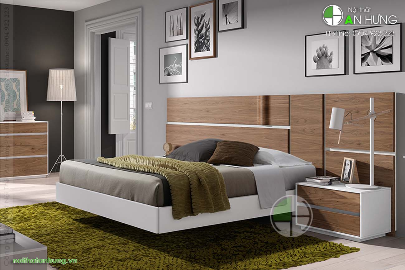 Giường gỗ công nghiệp đẹp - GT99