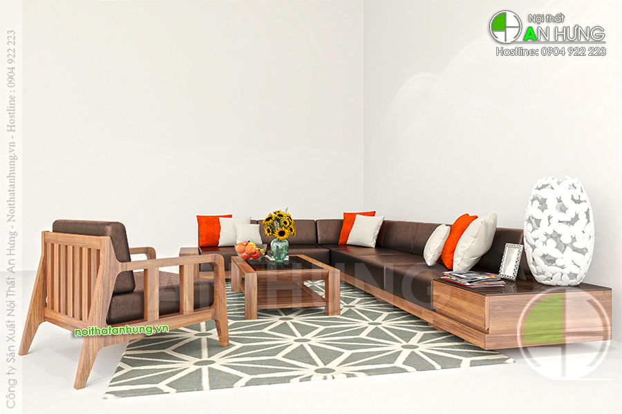 Sofa gỗ hiện đại - SFG02 2