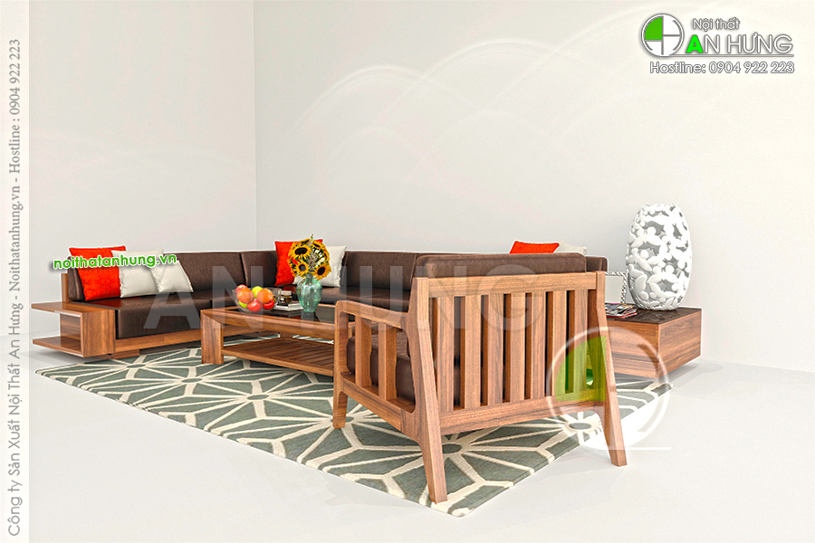 Sofa gỗ hiện đại - SFG02 3