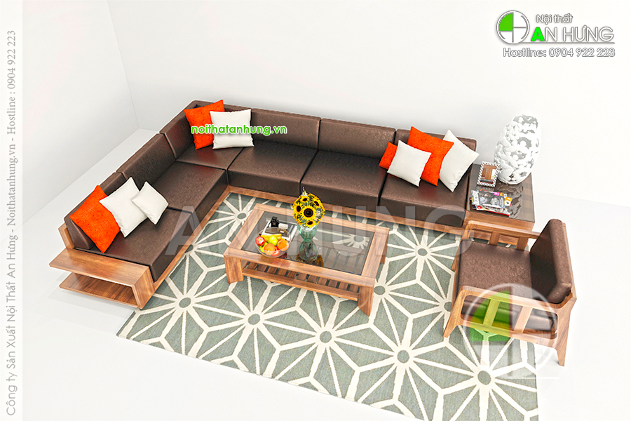 Sofa gỗ hiện đại - SFG02 4