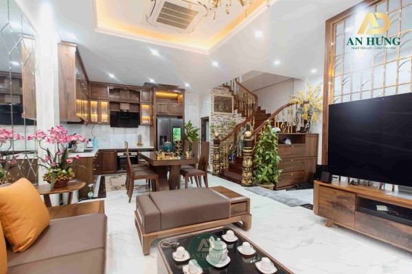CHỊ HƯƠNG - PHÚC XÁ - HÀ NỘI - NỘI THẤT GỐ ÓC CHÓ