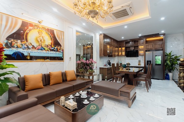 CHỊ HƯƠNG - PHÚC XÁ - HÀ NỘI - NỘI THẤT GỐ ÓC CHÓ