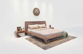 Giường ngủ gỗ óc chó - FF33-2
