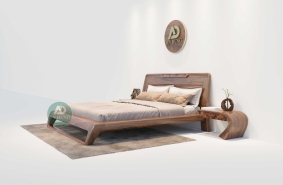 Giường ngủ gỗ óc chó - FF33-3