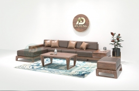 Sofa gỗ chữ L mới nhất - SPG79-3