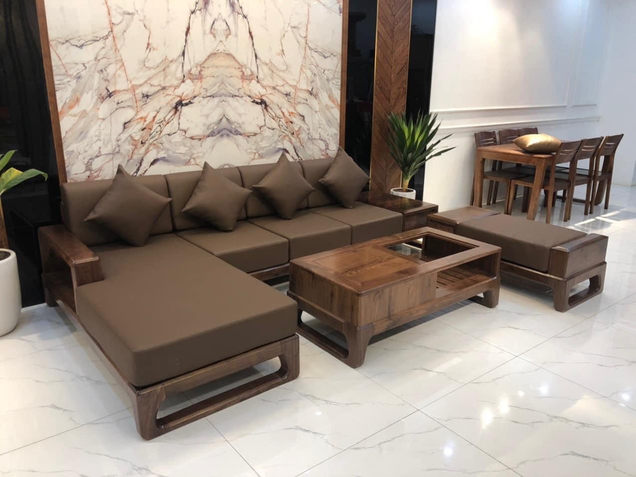 ghế sofa gỗ góc