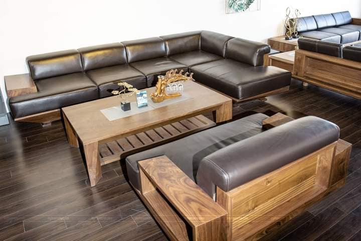 mẫu bàn ghế sofa gỗ mới nhất