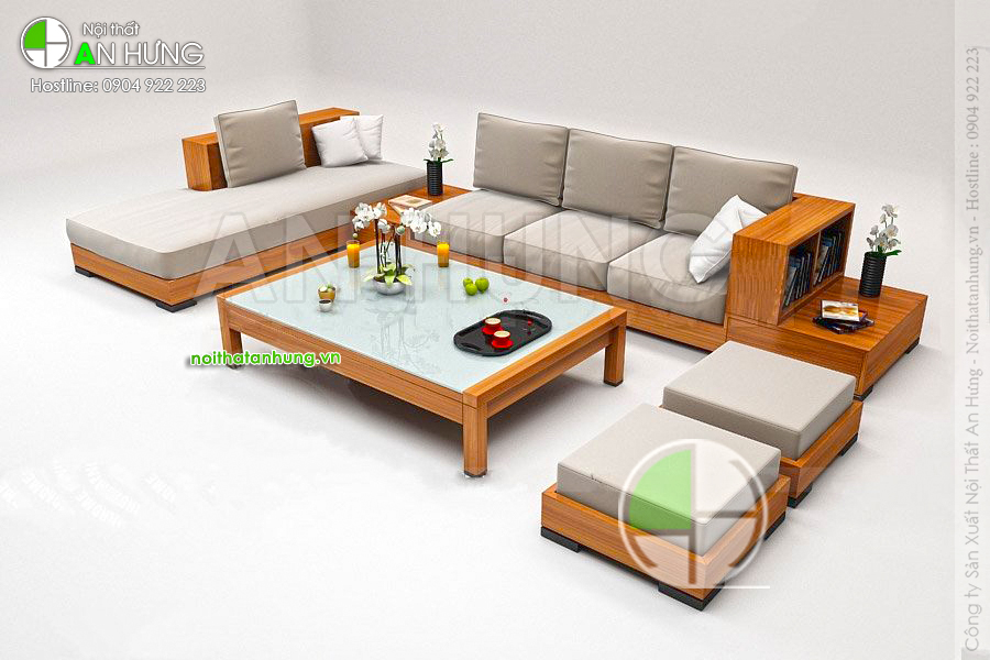 Sofa gỗ hiện đại đẹp chất lượng và đẳng cấp