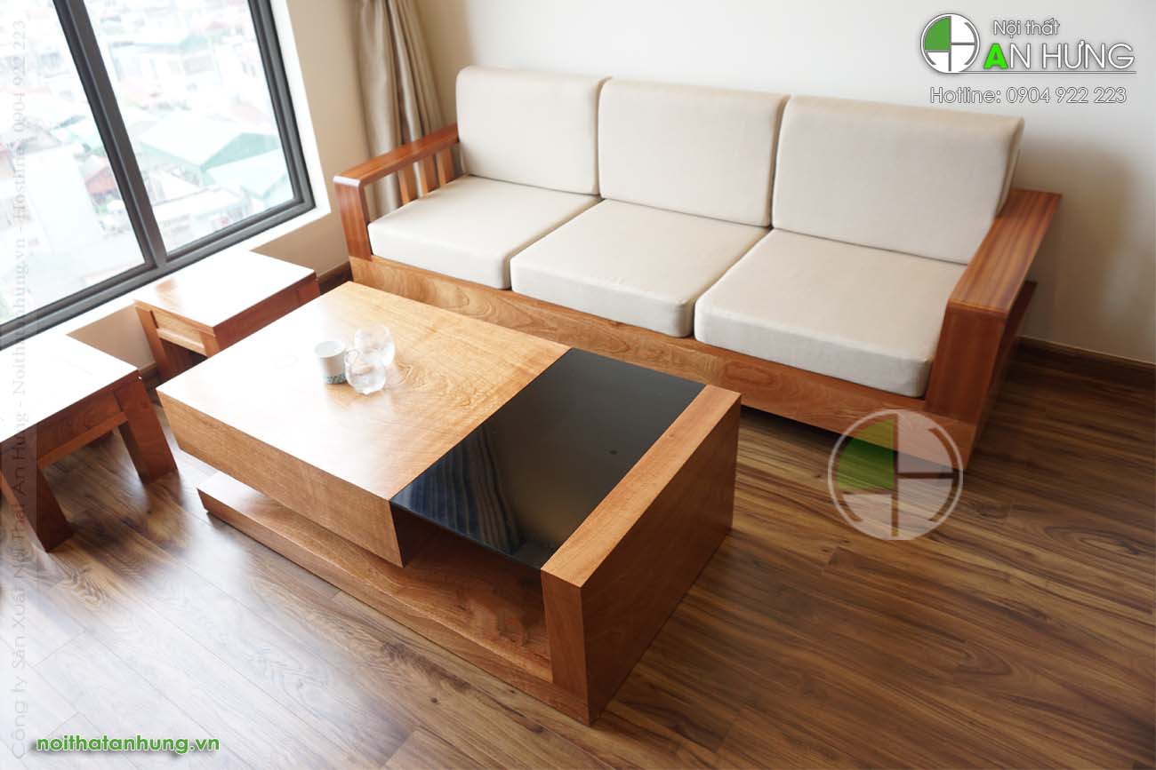 Sofa gỗ nhỏ gọn mini giá thành hợp lí, chất lượng cao cấp