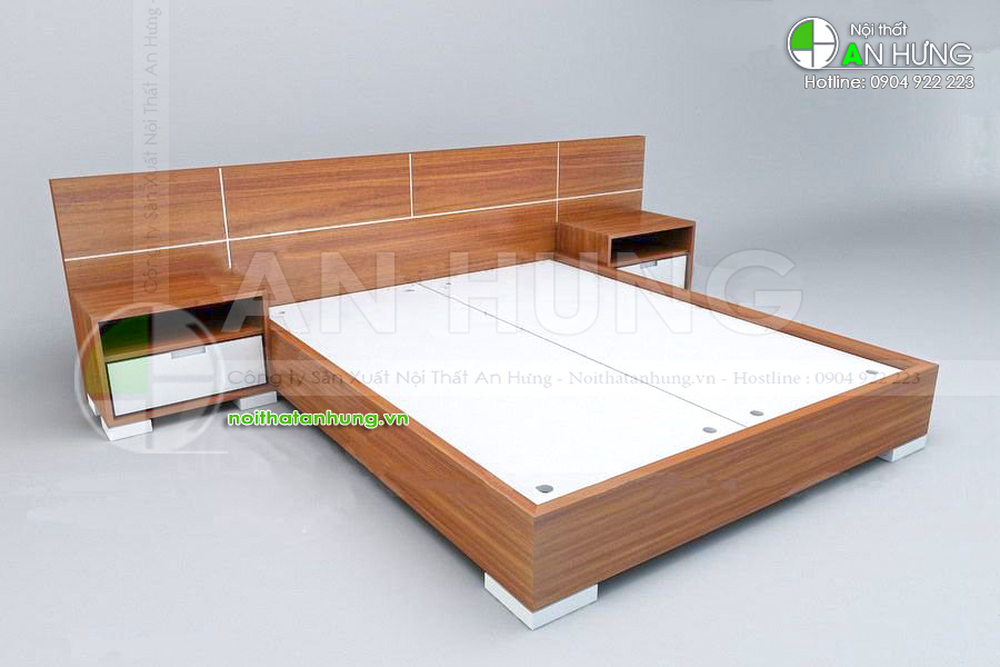Mẫu giường gỗ tự nhiên đẹp với thiết kế đa dạng theo mọi phong cách