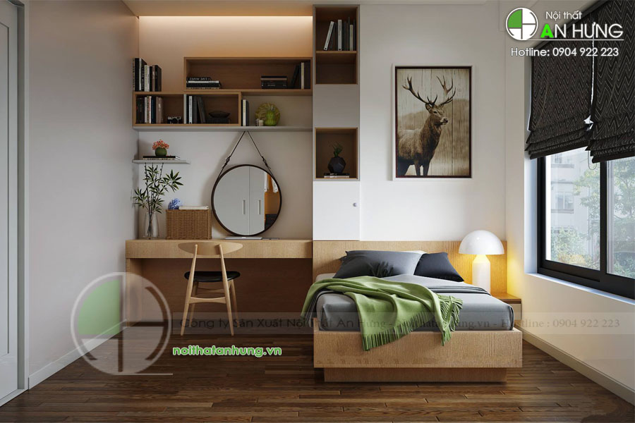 Mẫu phòng ngủ nhỏ đẹp cho không gian chật hẹp của gia đình bạn