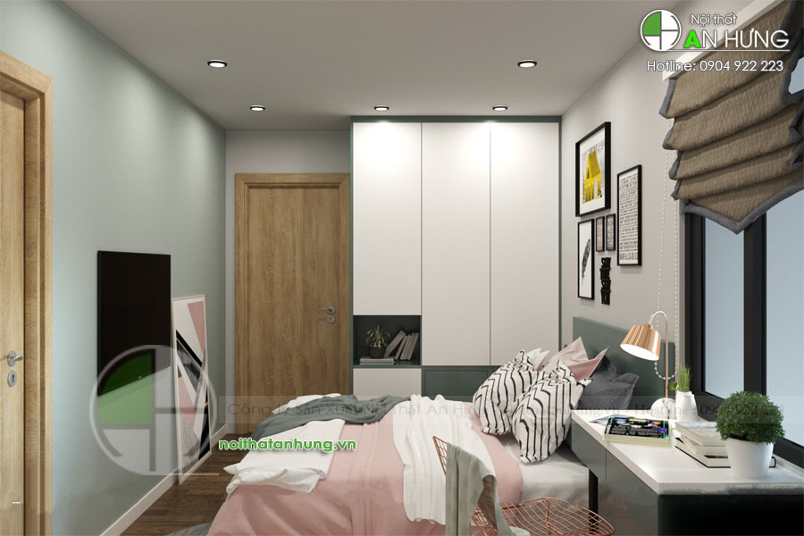 16 cách bố trí nội thất phòng ngủ 12m2 đẹp cho căn hộ ít diện tích