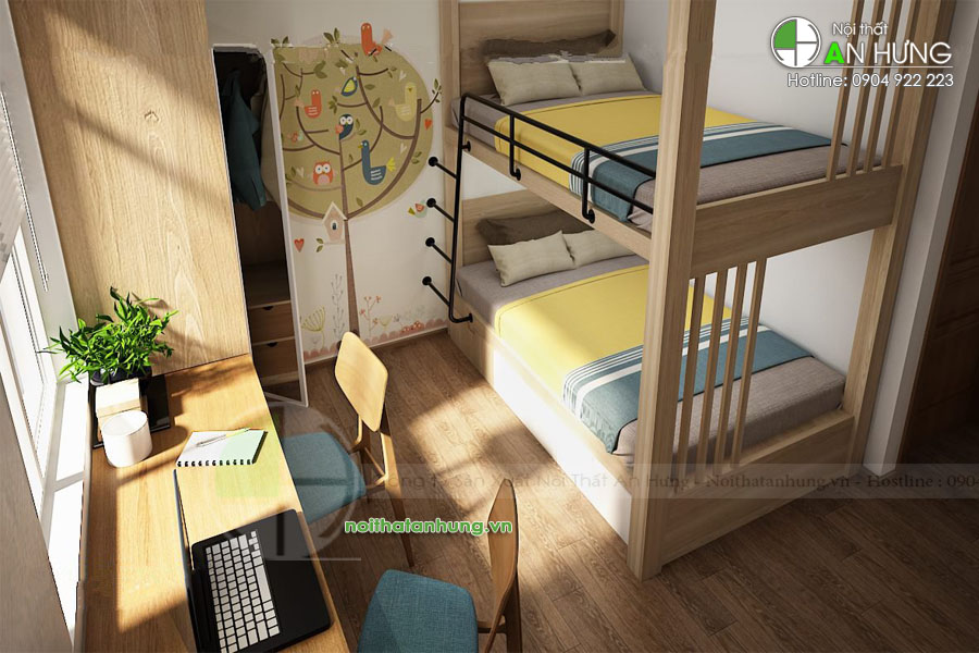 Giường tầng đẹp cho bé mà các bậc cha mẹ không nên bỏ qua