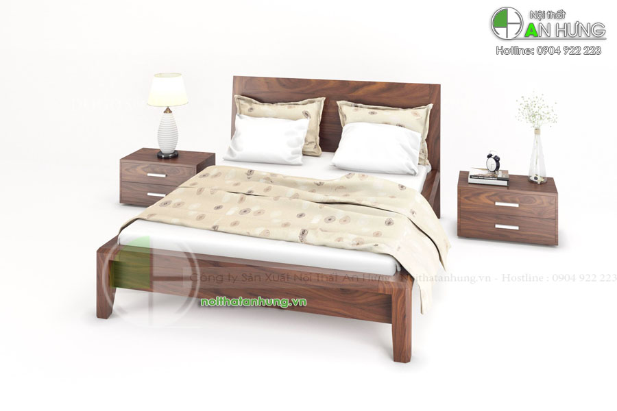 Mẫu giường ngủ gỗ hiện đại bạn nên sử dụng