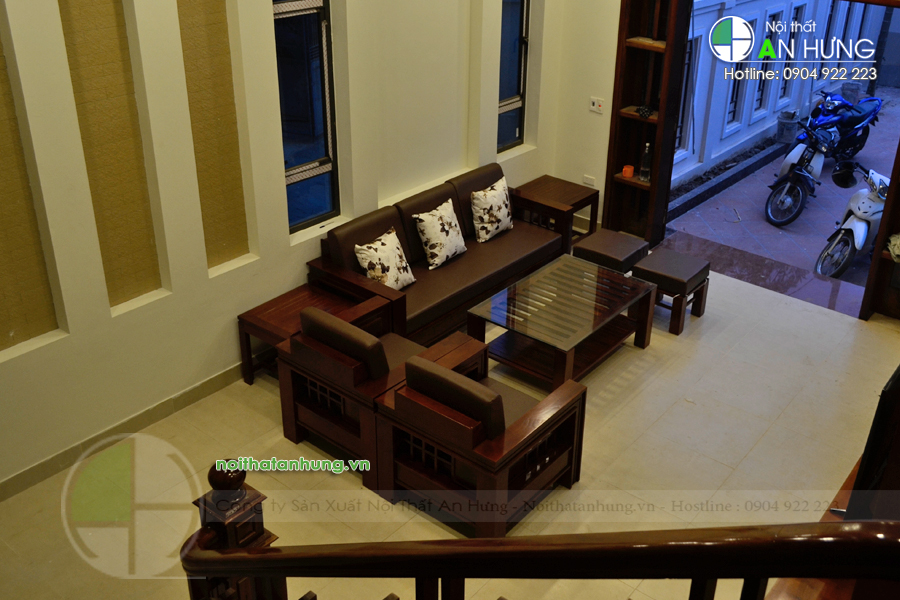 Ghế sofa gỗ mini-phù hợp với mọi không gian phòng khách.