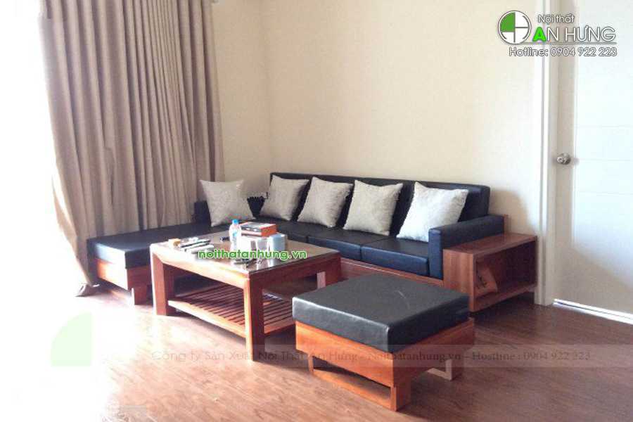 Những mẫu sofa gỗ phòng khách nhỏ cho không gian đầm ấm và thoải mái nhất !!
