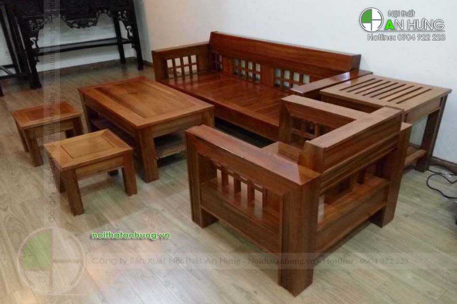 Những mẫu sofa gỗ hương - nổi tiếng với vẻ đẹp hoàn mỹ !!