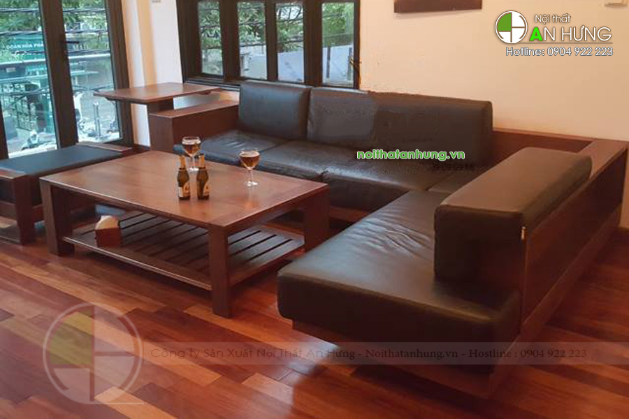 Những mẫu sofa gỗ có ngăn kéo, tiện nghi và hiện đại cho nhà chung cư!!!