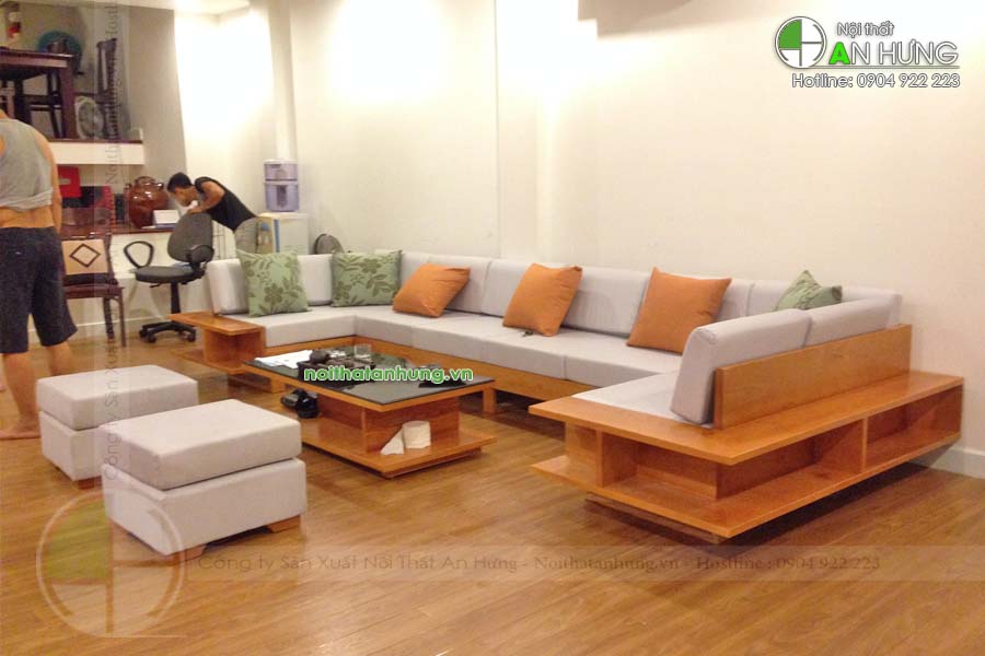 Mẫu bàn ghế gỗ phòng khách đơn giản cho không gian hiện đại!!!