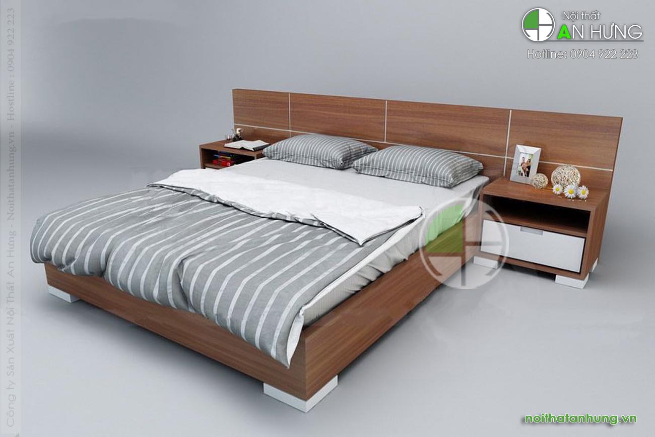 Giường ngủ gỗ xoan đào - GN13