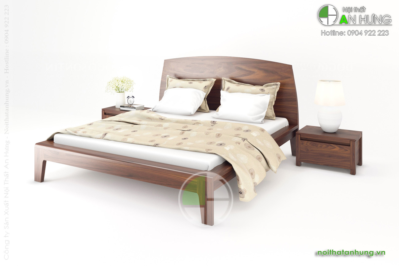 Mẫu giường ngủ gỗ đẹp - GN50