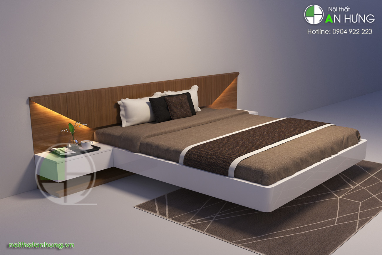 Mẫu giường ngủ gỗ công nghiệp hiện đại - GN61