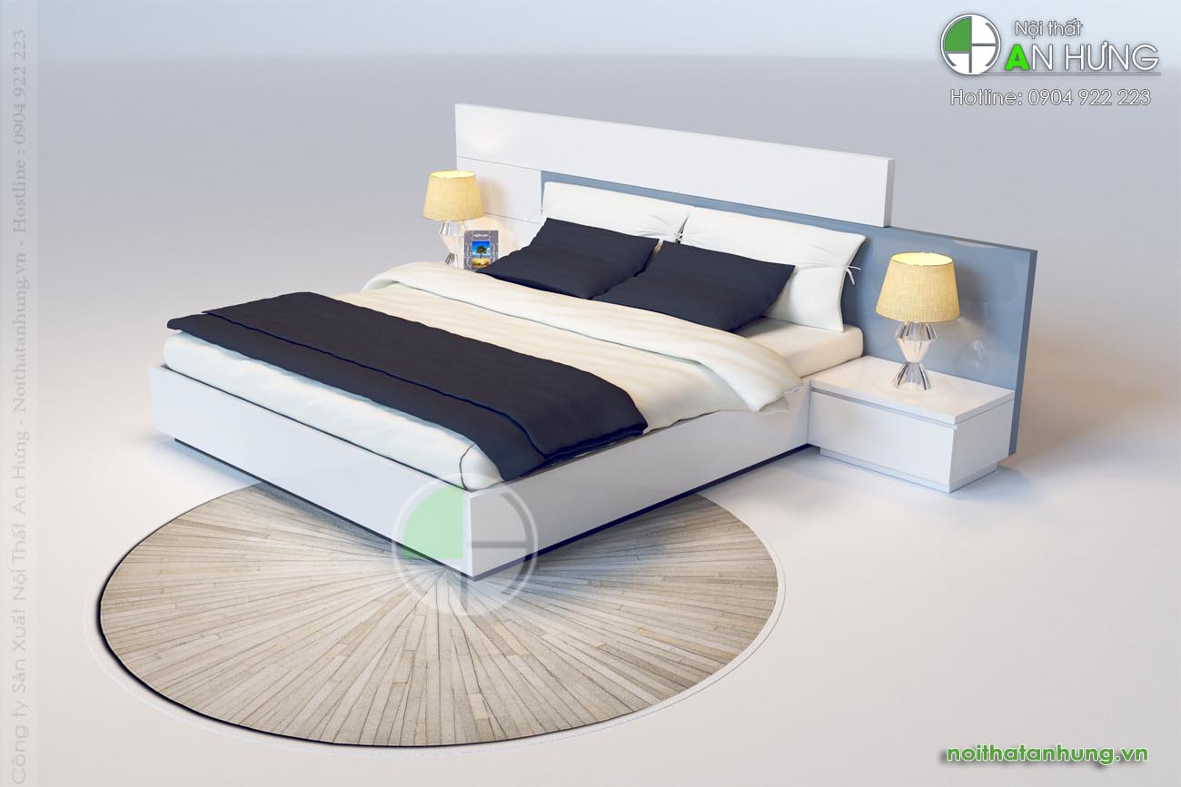 Mẫu giường ngủ gỗ công nghiệp hiện đại - GN65