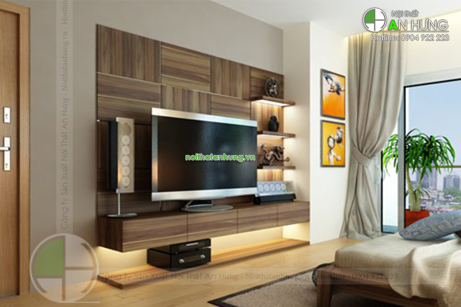 Kệ tivi bằng gỗ đẹp - KTV38