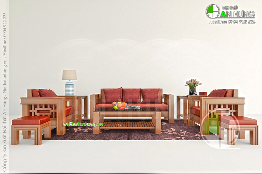 Sofa gỗ phòng khách - SFG01