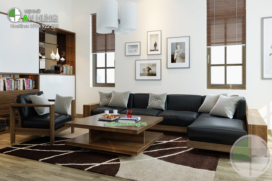 Bộ sofa gỗ phòng khách - SFG27