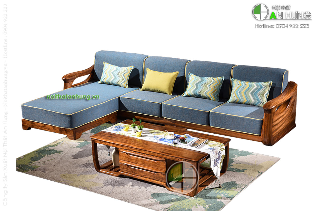 Bàn ghế sofa gỗ đẹp - SFG44