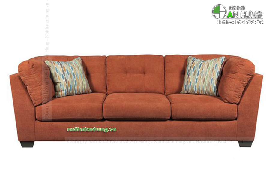 Sofa nỉ màu cam - SF27