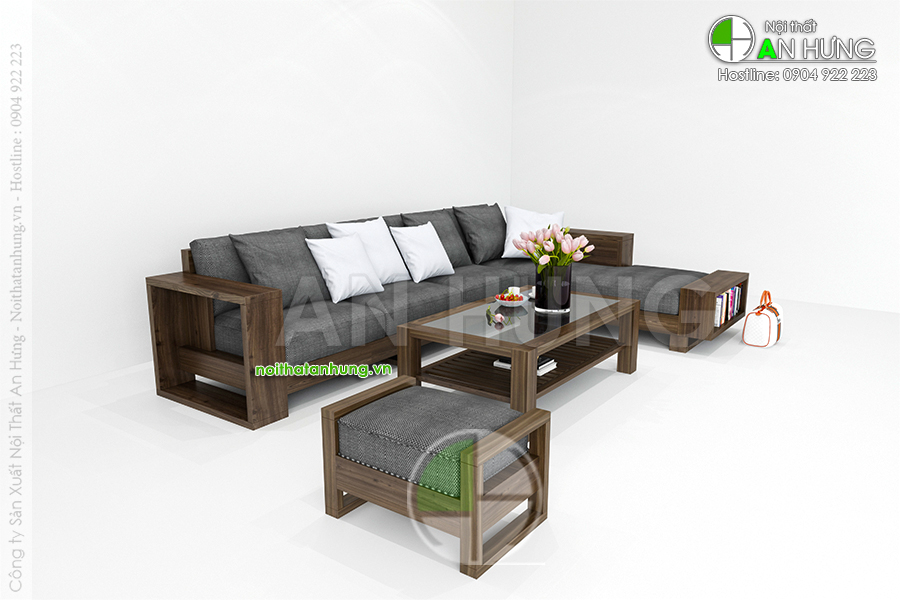 Sofa gỗ góc -  SFG05 2