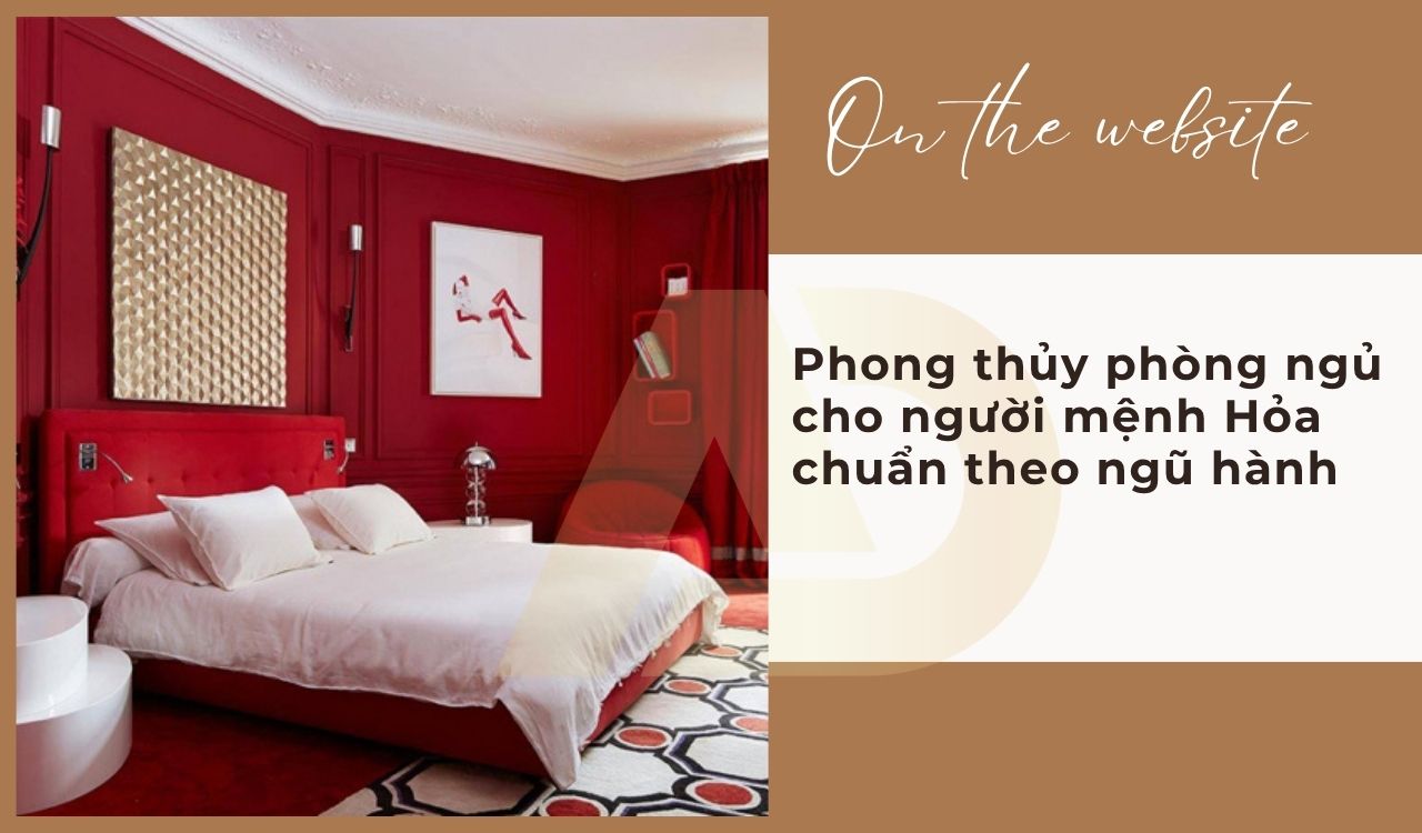 phòng ngủ gia chủ mệnh Hỏa