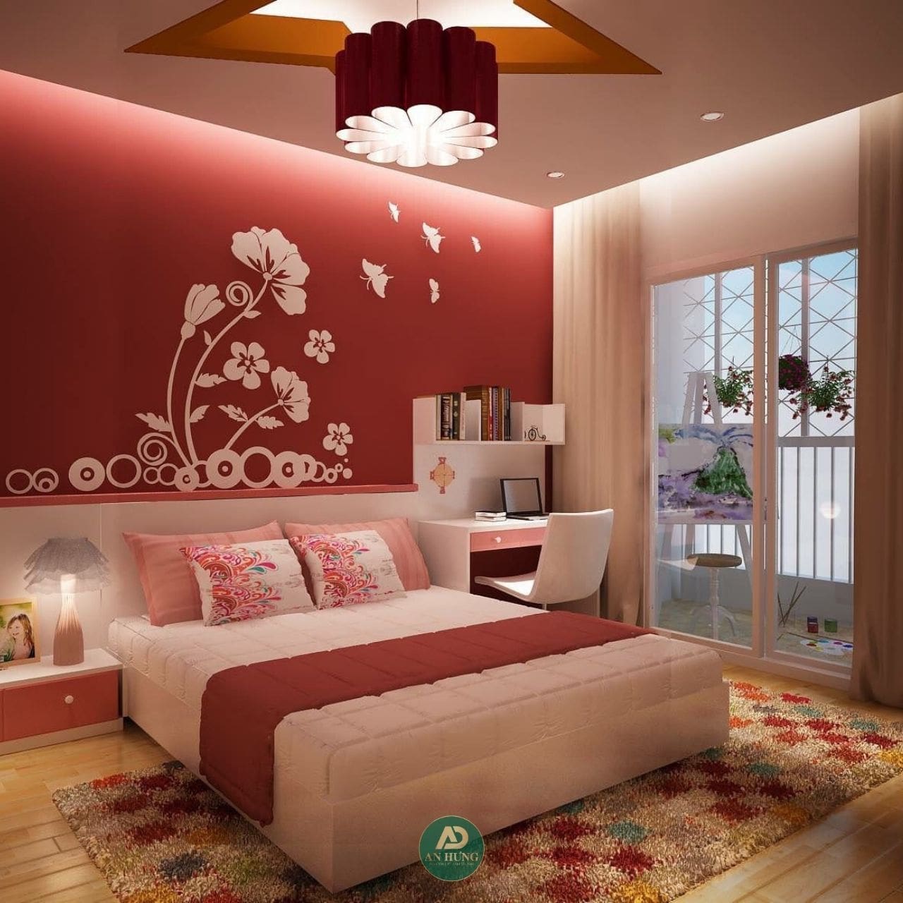 Màu sắc phòng ngủ người mệnh Hỏa