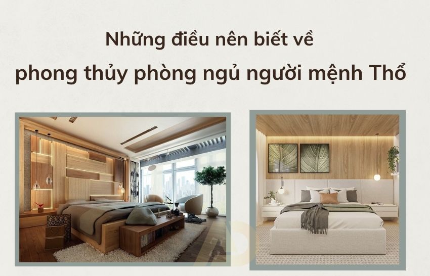 phòng ngủ gai chủ mệnh Thổ