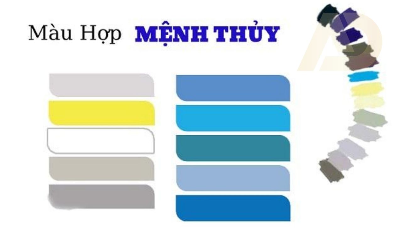 màu sắc hợp mệnh thủy