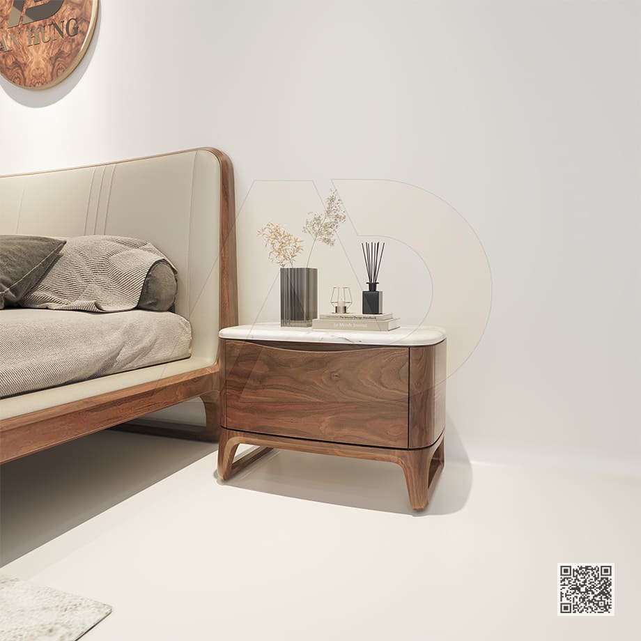 tab đầu giường chữ nhât